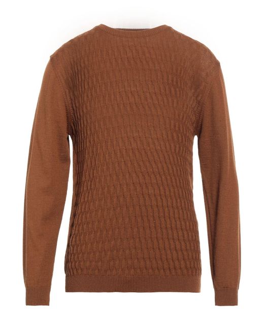 Officina 36 Brown Sweater for men