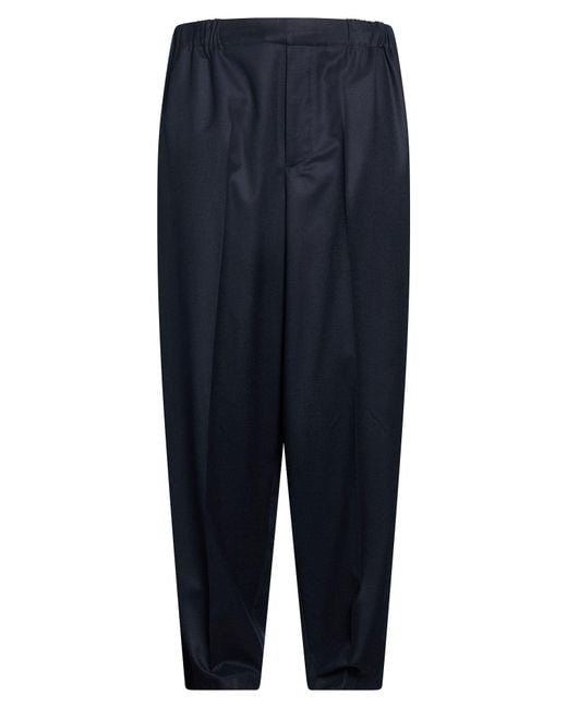 Jacquemus Blue Le Paysan Midnight Pants Virgin Wool for men