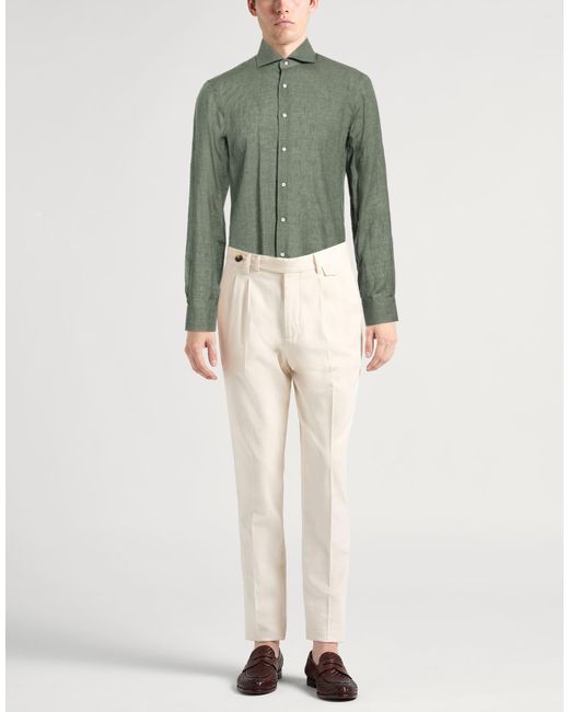Barba Napoli Green Shirt for men