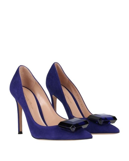 Gianvito Rossi Blue Pumps