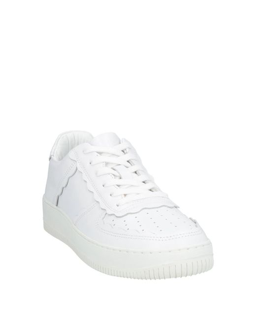 DO SOMETHING GOD White Sneakers Leather for men