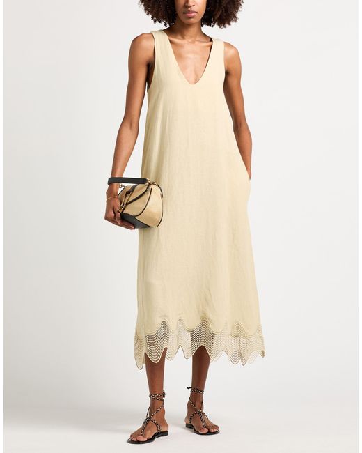Alpha Studio Natural Maxi Dress