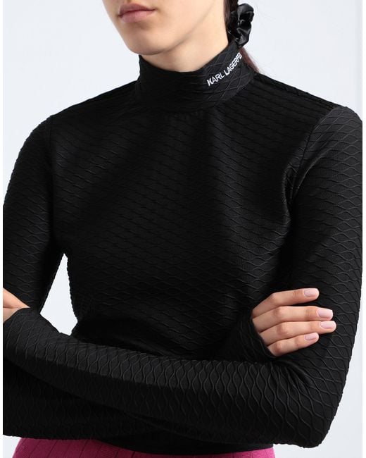 Karl Lagerfeld Black T-shirts