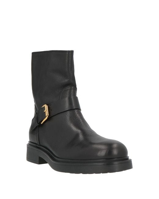 Agl Attilio Giusti Leombruni Black Ankle Boots Leather