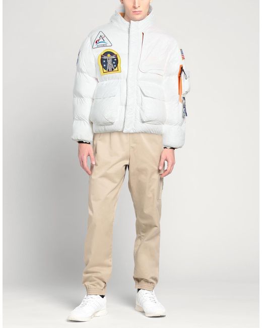 Alpha Industries White Puffer Polyurethane for men