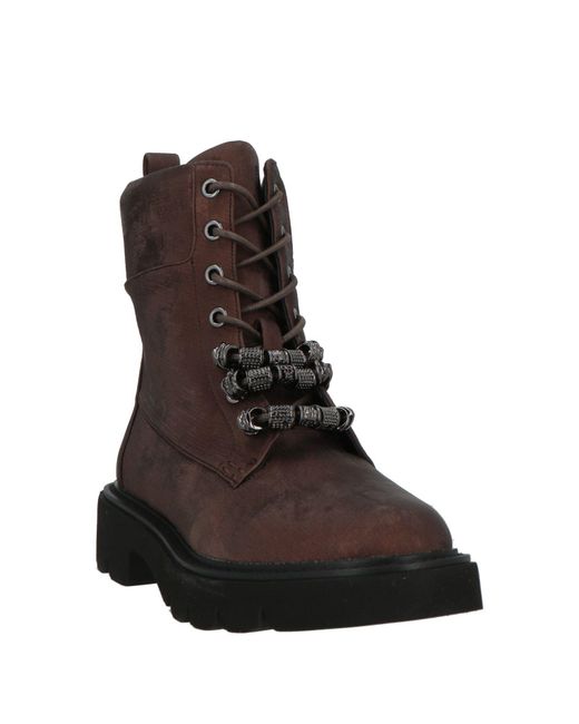 Luciano Barachini Brown Ankle Boots