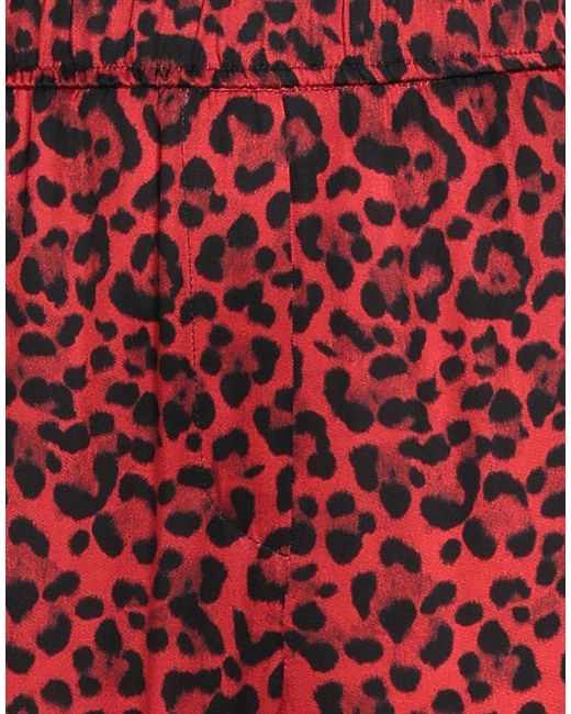 8pm Red Pants Viscose
