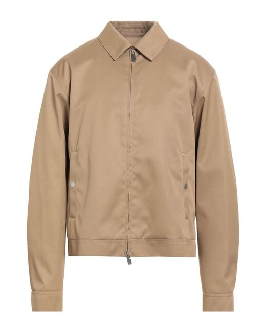 Burberry Natural Sand Jacket Polyester for men