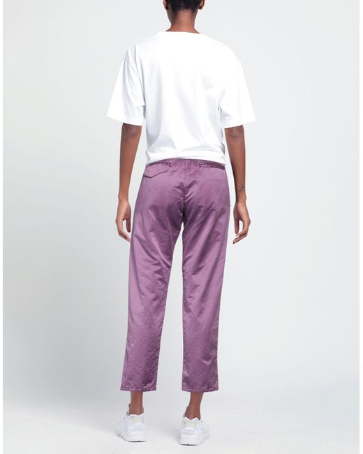 White Sand Purple Trouser