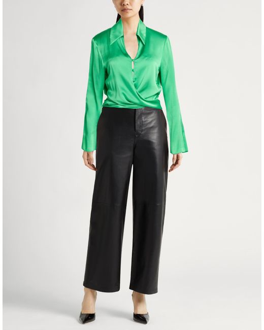 Jucca Green Shirt Silk, Elastane