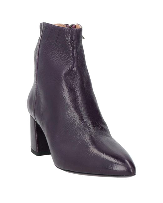 Harmont & Blaine Purple Ankle Boots Leather