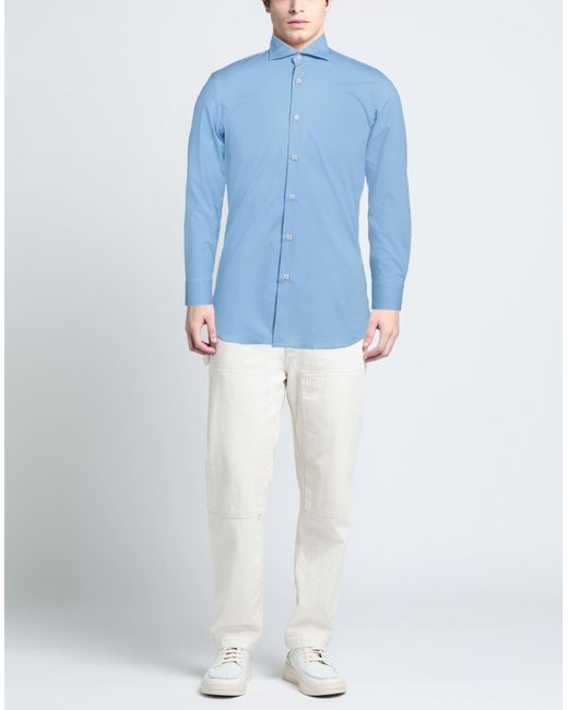 Camicia di Alessandro Gherardi in Blue da Uomo