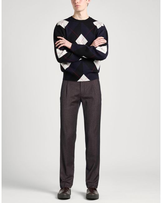 Incotex Gray Verve Pants Virgin Wool for men