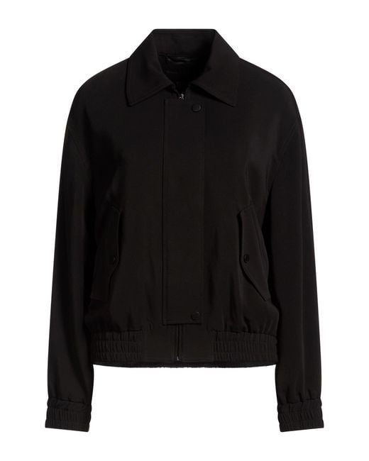 SEVENTY VENEZIA Black Jacket Viscose, Elastane