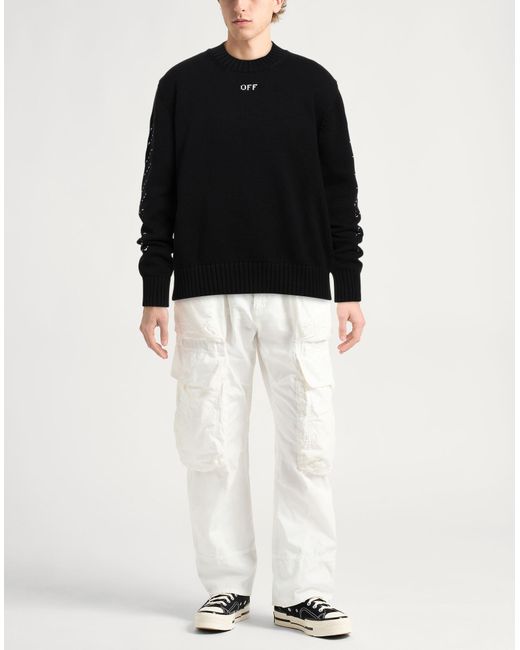 Pullover Off-White c/o Virgil Abloh de hombre de color Black