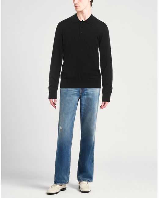 Burberry Black Sweater Wool, Polyamide for men