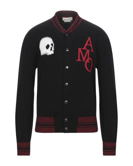 McQueen Black Cardigans for men