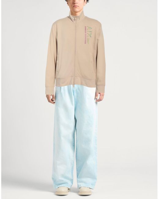 ARMANI EXCHANGE Natural Sweatshirt Cotton, Elastane for men