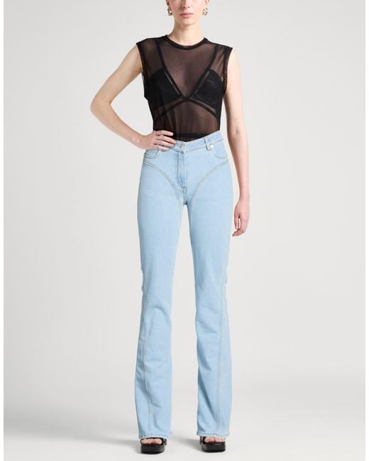 Mugler Blue Jeans Cotton, Elastane
