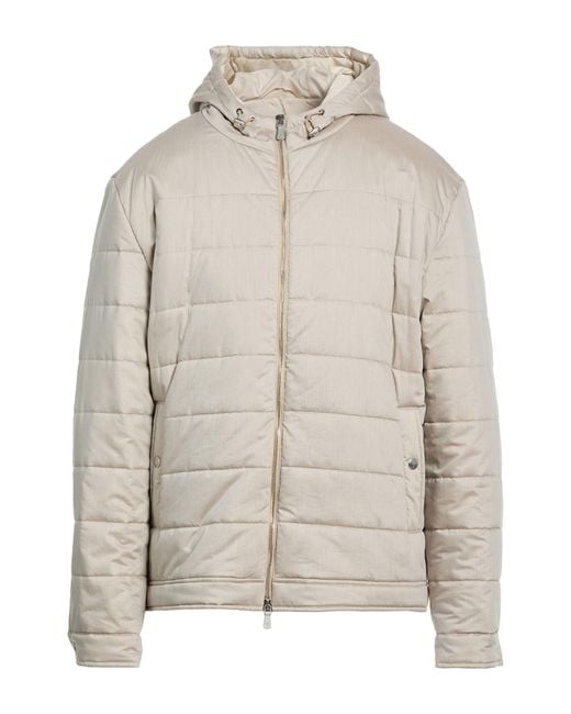 Eleventy Gray Puffer Cotton, Silk for men