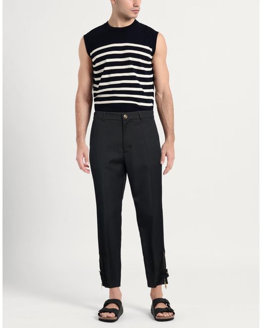 Versace Jeans Couture Black Pants Polyester for men