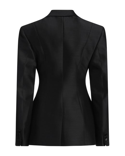 DSquared² Black Blazer Virgin Wool, Silk