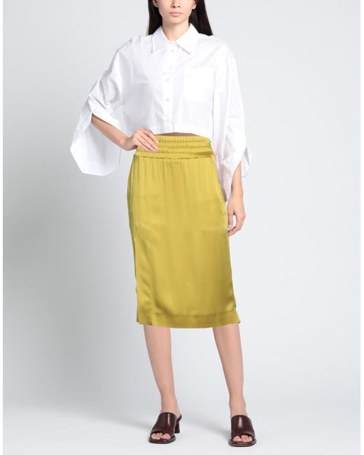 Tom Ford Yellow Midi Skirt