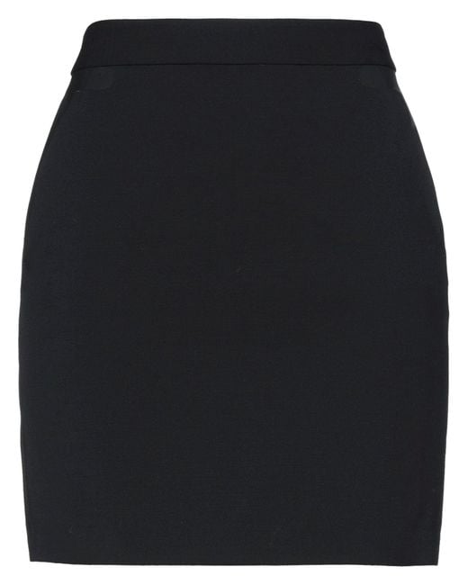 DSquared² Blue Mini Skirt Virgin Wool, Elastane