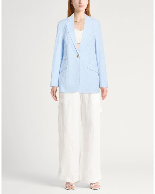Boss Blue Blazer Cotton, Elastane