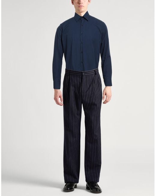 Bagutta Blue Shirt Cotton, Elastane for men