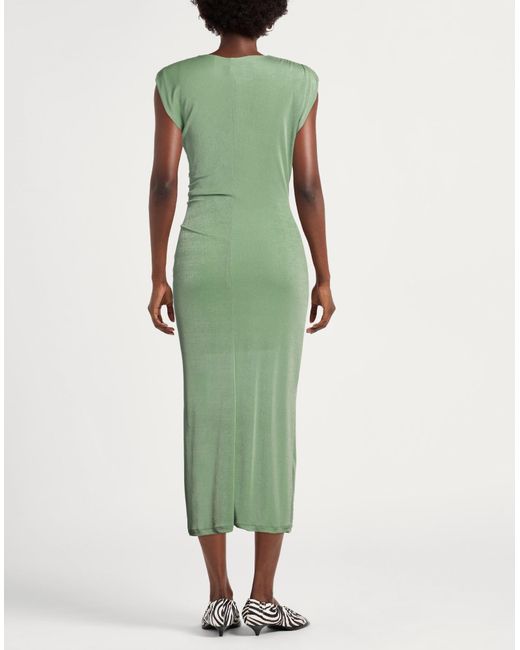 Essentiel Antwerp Green Midi-Kleid