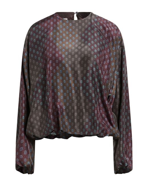 Dries Van Noten Black Top Silk
