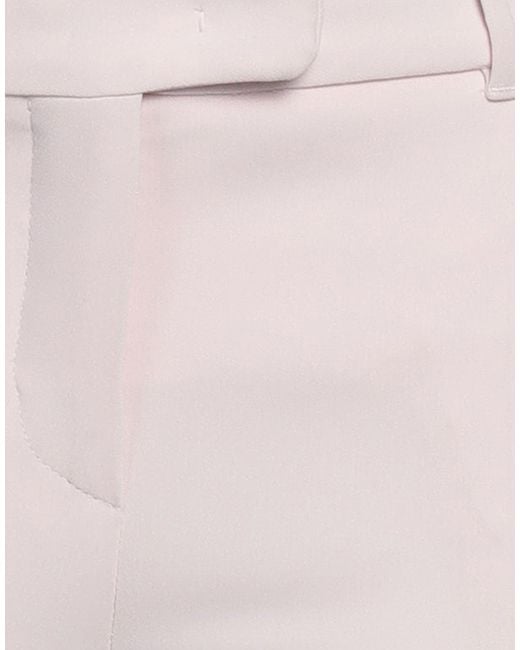 Max Mara White Pants Triacetate, Polyester