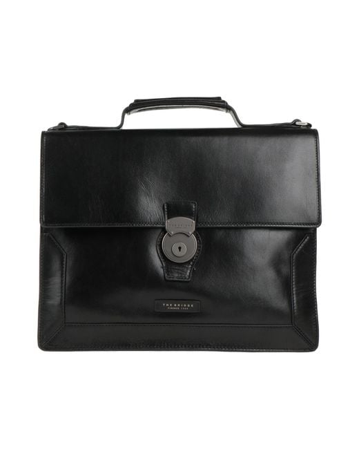 The Bridge Black Handbag for men
