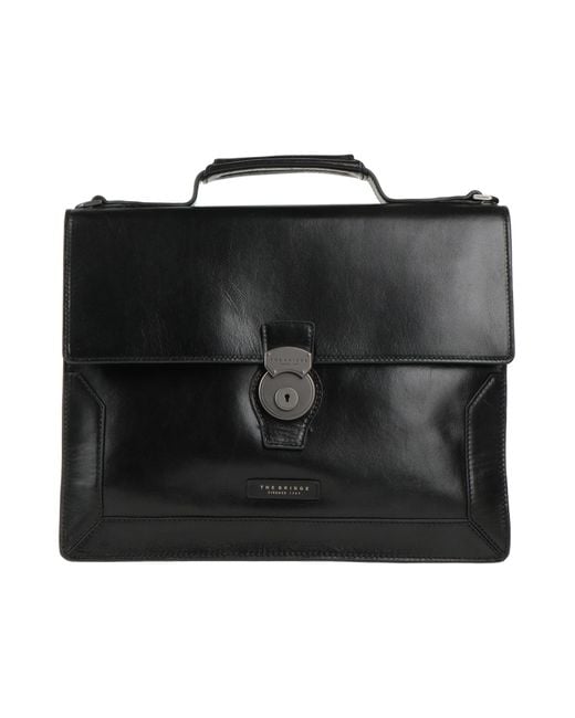 The Bridge Black Handbag for men