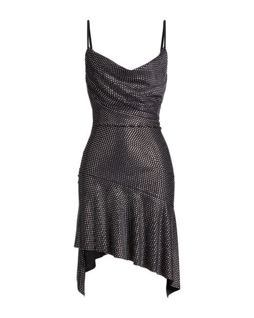 GIUSEPPE DI MORABITO Black Mini Dress Polyamide, Elastane