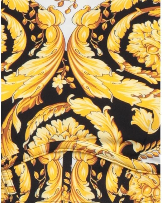 Versace Metallic Top Polyamide, Elastane