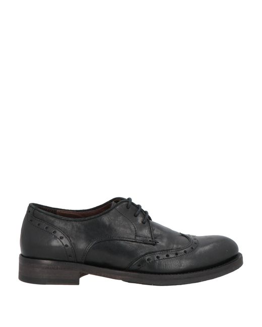 Hundred 100 Black Lace-Up Shoes Leather