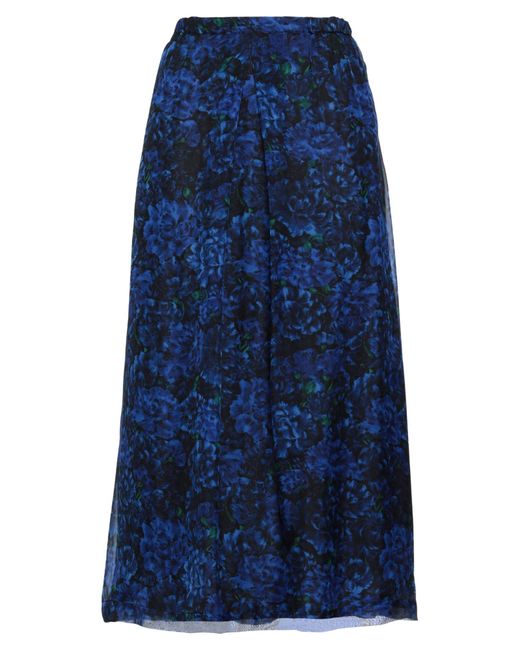 Roseanna Blue Midi Skirt