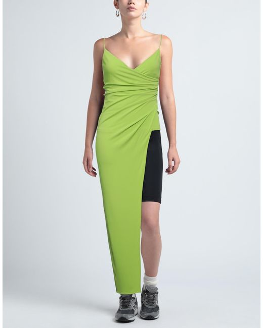 Patrizia Pepe Green Lime Top Acetate, Polyamide, Elastane