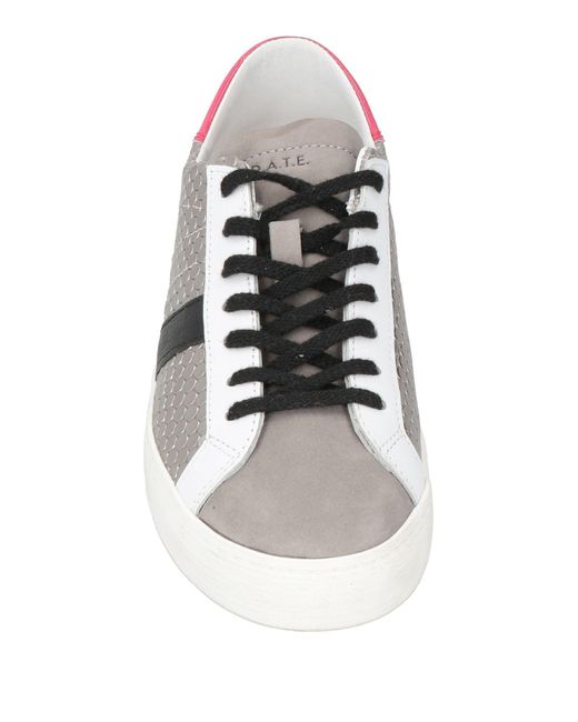 Date Metallic Sneakers Leather