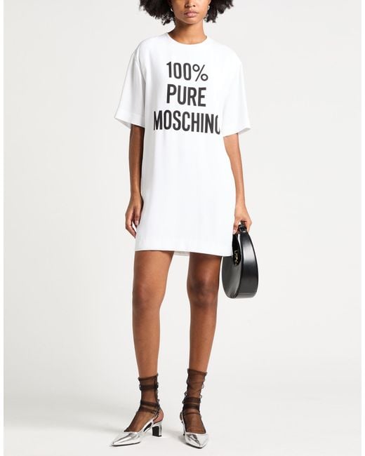 Moschino White Mini Dress