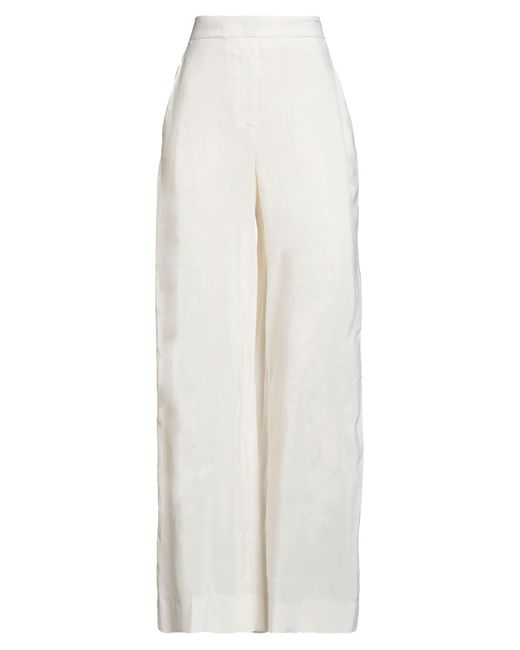 Semicouture White Trouser