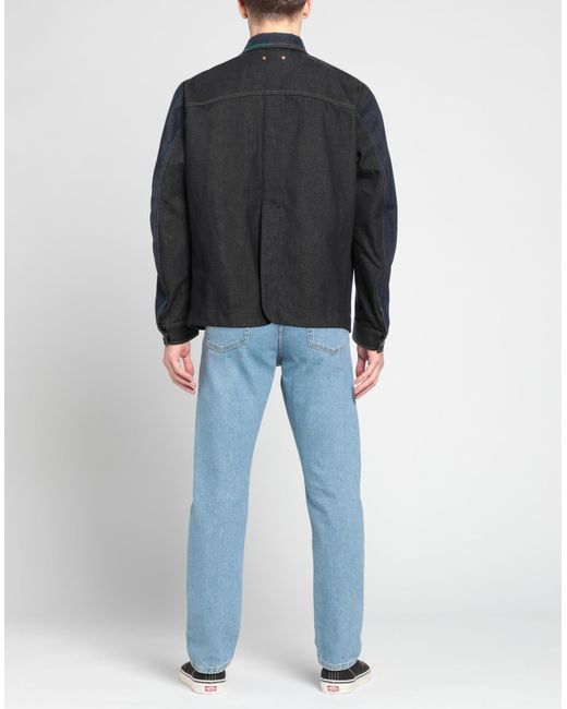 ANDERSSON BELL Blue Denim Outerwear for men
