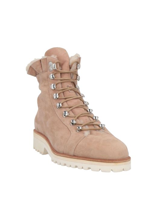 Brock Collection Natural Ankle Boots Shearling