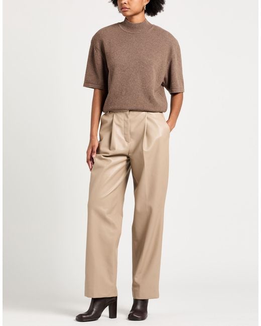 Jacquemus Brown Turtleneck Merino Wool, Cashmere