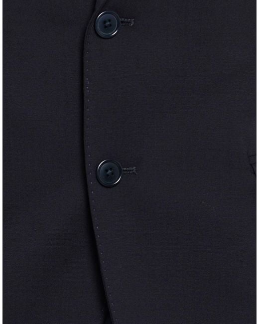 Tombolini Blue Suit Virgin Wool, Elastane for men
