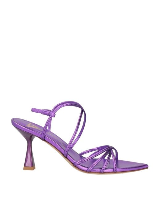 Sandali di Giampaolo Viozzi in Purple