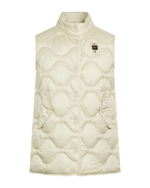 Blauer White Gilet for men