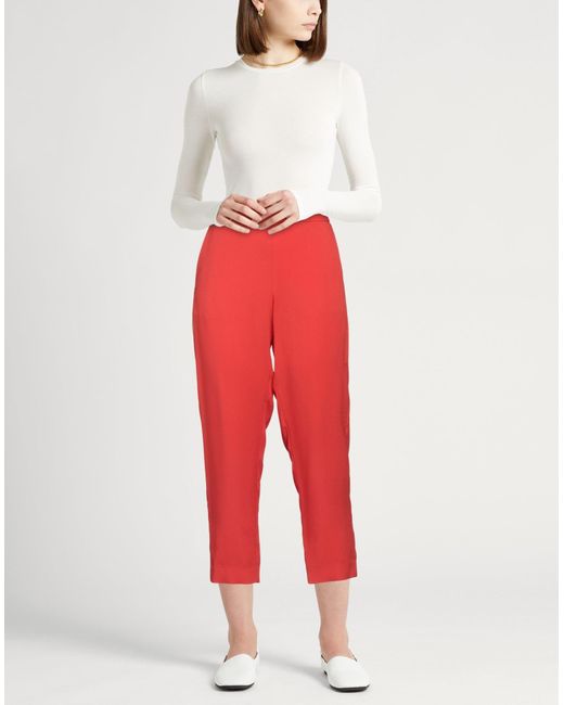 Piazza Sempione Red Trouser